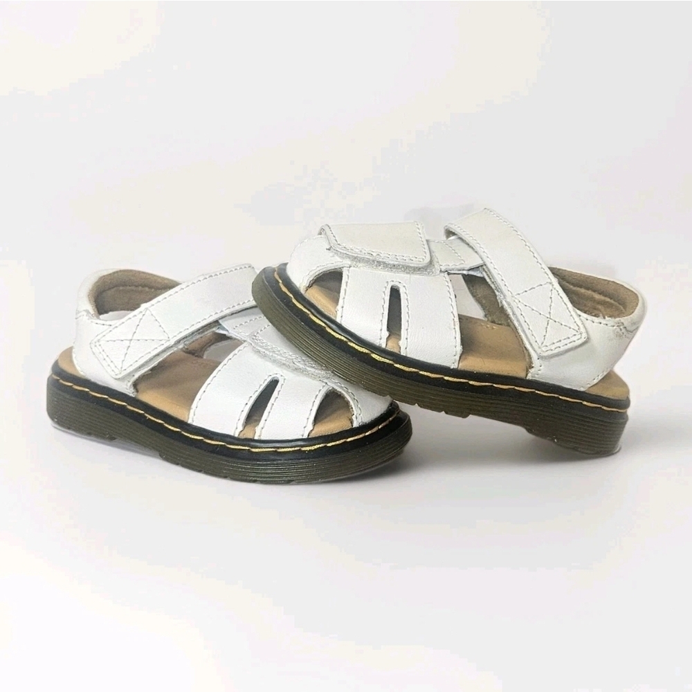 Dr Marten junior Moby II Sandal White leather TODDLER SZ 7